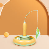 Feather Cat Turntable Toy
