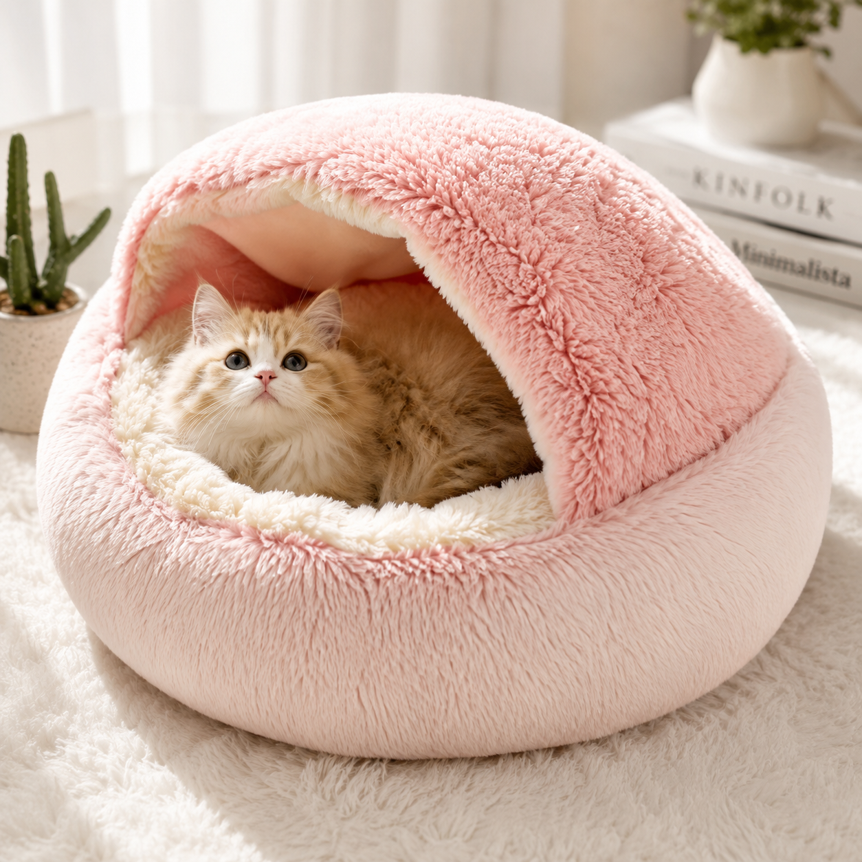 2-in-1 Plush Pet Bed