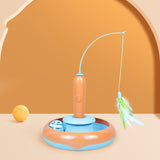 Feather Cat Turntable Toy